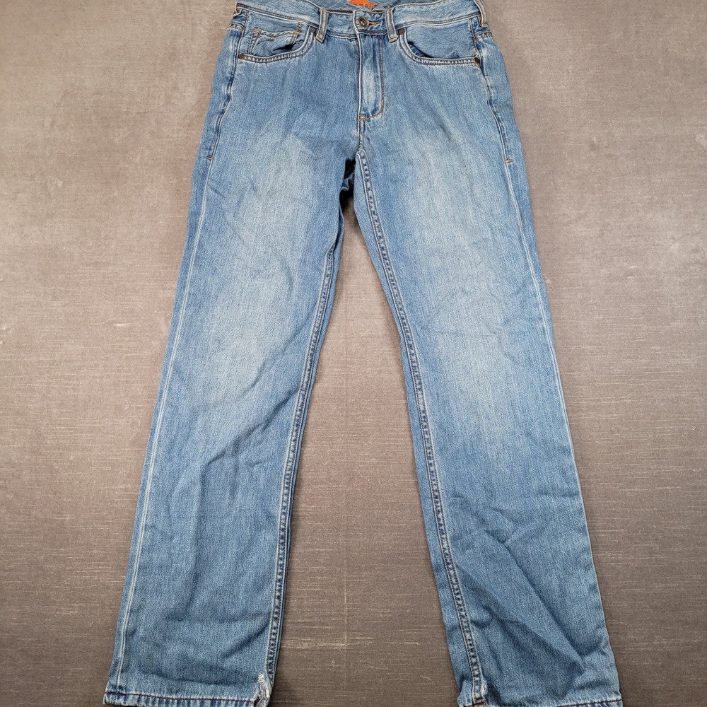 Tommy Bahama Cayman Relaxed Fit Light Wash Blue Denim Jeans Mens 30x32